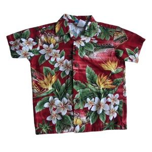 Hinalea Toddler Tropical Hawaiian Shirt